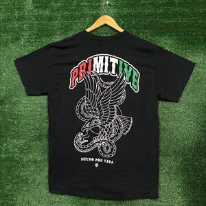 Primitive Bueno Por Vida Viva Mexico T-Shirt Size Large